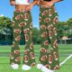 thumbnail image 5 of Pantalones de Yoga de Piernas Anchas para las Mujeres Pantalones de Estampación No Estructurados Sueltos Casuales Pequeños para Pantalones Largos de Yoga de Fitness Deportivo, 5 of 9