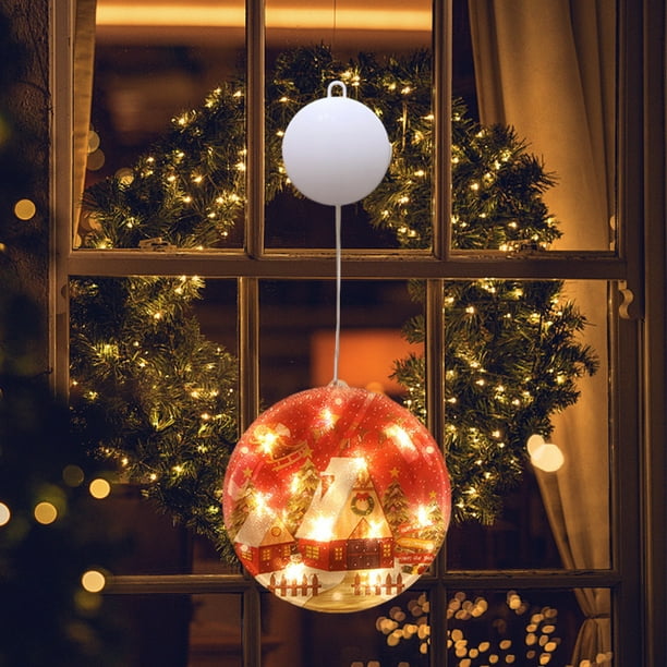 Ambiente navideño Luces Festival Tema Lámpara brillante Decoraciones para fiestas en interiores