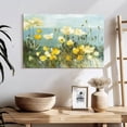 thumbnail image 3 of Elephant Stock Field Of Poppies Bright Wall Art - Horizontal Canvas Wall Art - Living Room Wall Decor - Floral And Botanical Canvas - Blue And Gray Decor By Danhui Nai - 24" x 16", 3 of 8