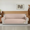 thumbnail image 3 of Sanmadrola 100% Waterproof Sofa Cover Anti Slip Couch Cover Machine Washable Slipcover Leakproof Furniture Protector for Dogs Kids Pets, Light Brown, Sofa, 3 of 9