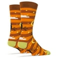 thumbnail image 2 of OoohYeah Mens Funny Novelty Crew Socks, Crazy Fun Halloween Socks - Night Owl, 2 of 3
