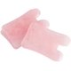 thumbnail image 3 of Gua Sha Piedra natural Cuarzo rosa Jade Herramientas de masaje facial Guasha Raspado Cuello Cabeza trasera Masaje corporal Relajación, Sector Mix 3pcs guasha Jormftte HMHZ908-2, 3 of 7