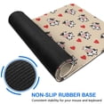 thumbnail image 6 of Long Mouse Pads for Desk,Beige Cow Heart Pattern Desk Mats on Top Of Desks, Desk Mouse Pad Extra Large with 3mm Non-Slip Base and Stitched Edge for Gaming,Office,Work,Home 47.3"x23.6", 6 of 6