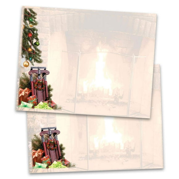 PaperDirect Christmas Memories Postcards, Standard Size, 100 Count