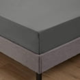 thumbnail image 3 of Sweet Home Collection 1500 Series Microfiber Fitted Sheet - Queen, Gray, 3 of 4