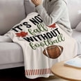 American Rugby Blanket Soft Cozy Warm Throw Blanket for Couch, Plush ...