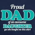 thumbnail image 3 of CafePress - Proud Dad Of An Awesome Daughter Dark T Shirt - Men's Classic Graphic Cotton T-Shirt, 3 of 4