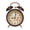 C, variant on YAMB Vintage Double Chime Alarm Clock, 6.69 x 4.92in Silent Non-Ticking Metal Desk Clock, Noisy Alarm for Heavy Sleepers, Freestanding Decorative Clock for Bedroom Office Home