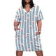 thumbnail image 2 of Flores escandinavas 05 patrón sin costuras con tallos largos Vestido suelto con bolsillo Vestidos elegantes Falda de verano Ropa femenina, 2 of 7
