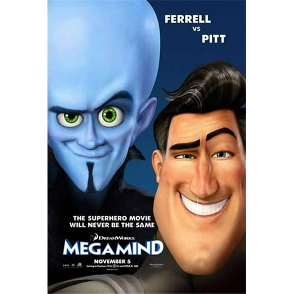 Posterazzi  Megamind - Style B Movie Poster