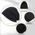 thumbnail image 3 of Gorro de punto con estilo moderno de 2 piezas, transpirable y elástico, gorro de calavera, gorro de punto unisex para adultos para hombres y mujeres, talla única, 3 of 7