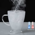thumbnail image 2 of Moyic Taza de café de vidrio, tazas transparentes de té de doble capa, tazas de vino con aislamiento de leche, restaurante, cóctel, Bar, Mostrada 300ml, 2 of 6