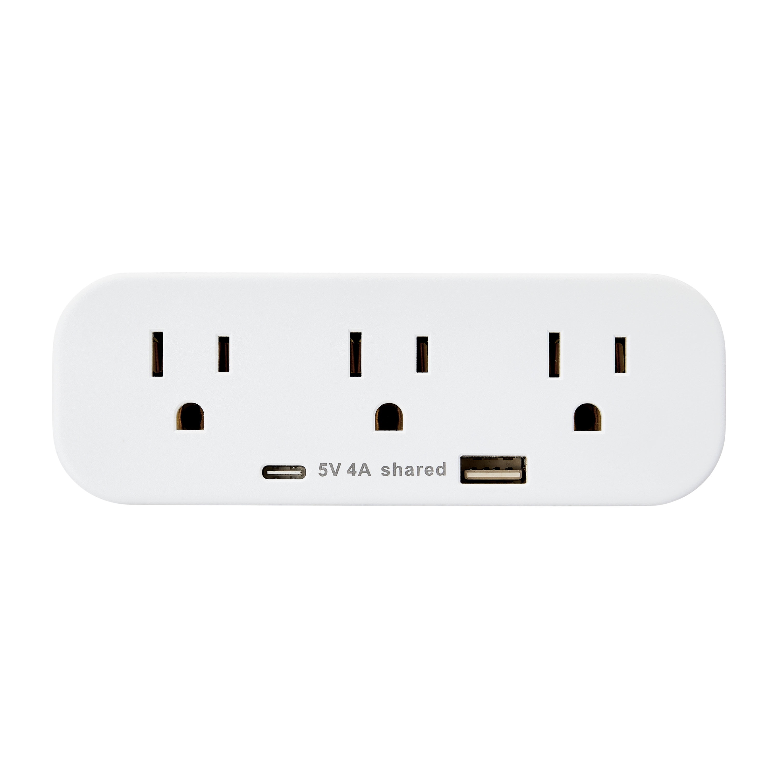onn Surge Protection Multipack with 6-Outlet Surge Protector, 3-Outlet Wall Tap and 2-Outlet Extension Cord, White
