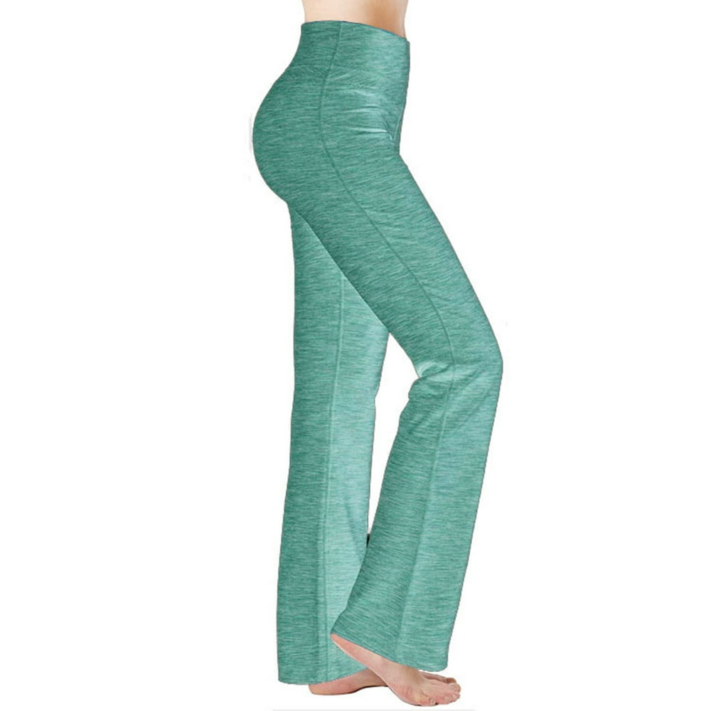 bootleg gym pants