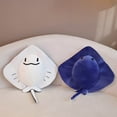 thumbnail image 6 of Blue Soft Stingray Stuffed Plush Toy For Kids Cute Ray Sea Animal Cushion Doll, 6 of 9