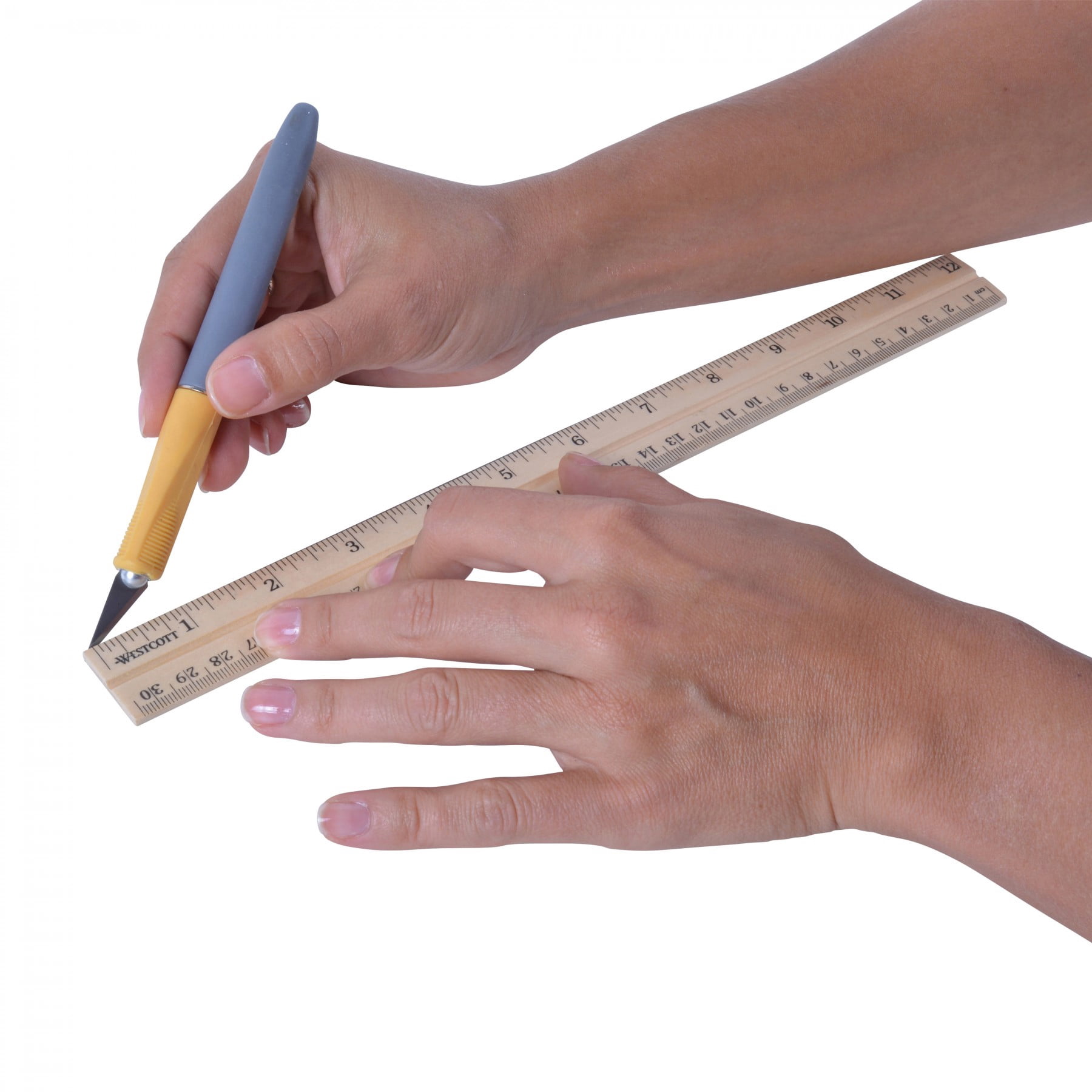 Westcott School Wood Ruler, Pack of 36