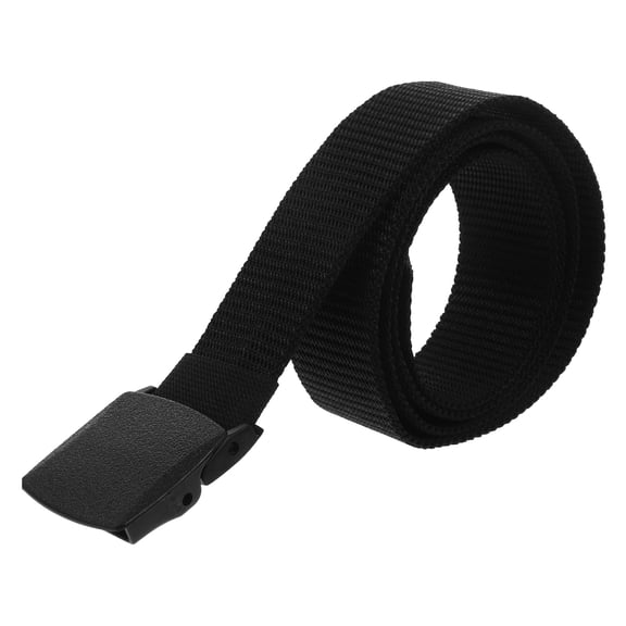 Masteelf Adjustable Nylon Waist Belt with Plastic Buckle, Casual Everyday Unisex Belt for Men and Women