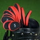 thumbnail image 3 of Funda para gorra de hierro digital con cremallera, 10 piezas de material de buceo, funda para palos de golf, 3 of 5