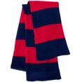 thumbnail image 1 of Deportista - Bufanda de punto de rugby, rojo marino Sportsman Bufandas, 1 of 1