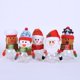 thumbnail image 1 of 5 uds. Cajas de dulces navideñas de plástico transparente, caja de regalos para viejo hombre de nieve, alce, artículos de Navidad, decoración para niños, regalos pequeños, 1 of 5