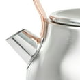 thumbnail image 6 of Haden Heritage 1.7 Liter Stainless Steel Electric Kettle, Steel / Copper - 75103, 6 of 12