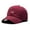 Burgundy, variant on Smile Face Baseball Cap for Women Men Adjustable Low Profile Unstructured Cotton Dad Hat (US, Alpha, One Size, Black)