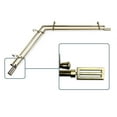 thumbnail image 2 of Mabel 13/16 inch Double Corner Window Curtain Rod 120-170" - Antique Brass, 2 of 3