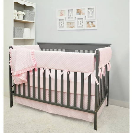 American Baby Company Heavenly Soft 6 Piece Crib Rail Bedding Set