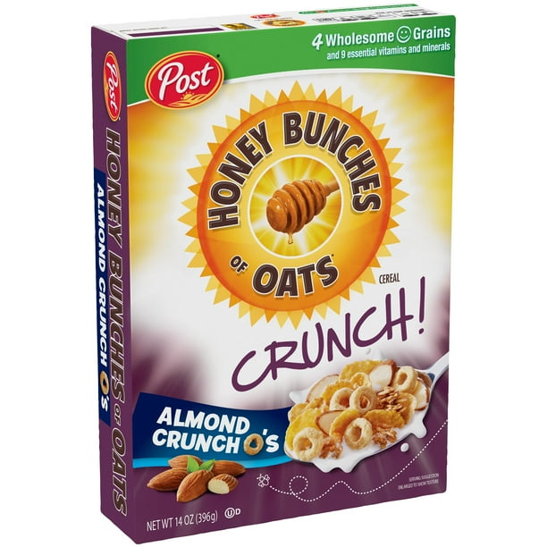 Honey Bunches Of Oats Almond Crunch O's Cereal, 14 Oz