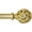Warm Gold, variant on Curtain Rods 36 to 120 inches (3-10 ft), 1 Inch Diameter Adjustable Heavy Duty Curtain Rods with Decorative Openwork Carved finials for Home Decorative Curtain Rod Gold