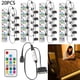 thumbnail image 2 of 5V 2.4G 17 teclas RGB LED Tira de luz Control remoto para caja (3 pines a SATA) 20 piezas PC, 2 of 3
