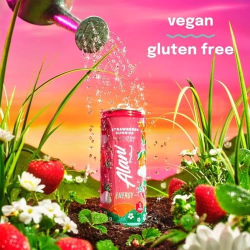 Alani Nu Limited Special Edition Variety Pack – Cotton Candy & Strawberry Sunrise, 12 fl oz (8 Cans)