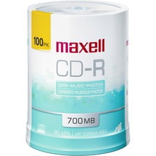 Maxell MAX648720 CD Supports Enregistrables
