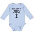 thumbnail image 3 of Inktastic Future Judge Law Scale Boys or Girls Long Sleeve Baby Bodysuit, 3 of 5