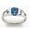Blue, variant on Womens Butterfly Ring with Sparkling Zircon Inlay Fashion Jewelry for Women and Men Alloy Fresh European American Ring