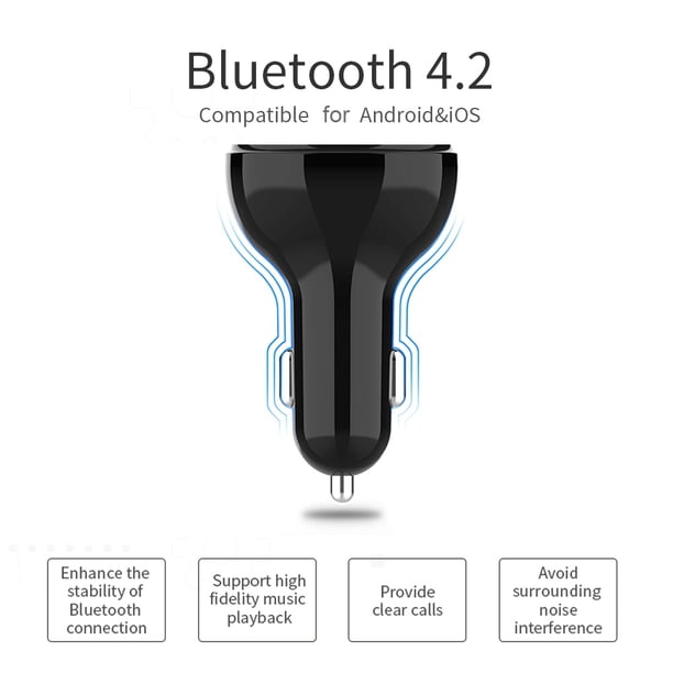 Universal 5V / 24A QC30 Dual USB Cargador de Coche de Carga Rápida Adaptador de Encendedor de Cigarrillos Adaptador de Encendedor de Cigarrillos para P9 Cargador USB de ANGGREK Otros