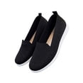 thumbnail image 3 of Frontwalk Womens Sneakers Non-Slip Flats Slip On Casual Shoes Travel Comfort Loafers Women Round Toe Walking Shoe Black 9, 3 of 5