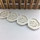 thumbnail image 1 of El nuevo molde de yeso para aromaterapia con forma de rebanada de 4 orificios - 2 piezas, 1 of 2