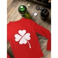 thumbnail image 6 of Tstars Womens Gifts for Irish St Patricks Day Lucky Charm Clover St Patricks Day Beautiful Shirts Gift for Her Irish Shirt Pride Proud Irish Women Long Sleeve Graphic T Shirt, 6 of 6
