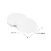LOLIPPYY 100Pcs Chemistry Lab Filter Paper Rapid Filtration Stable Performance White Circles