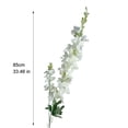 thumbnail image 6 of 4 Pcs Artificial Delphinium Flower, for Vase Filler 33.46 Inch Long, Stem Fake Larkspur Flower Faux Silk Bouquet, 6 of 8