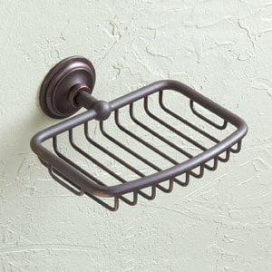 - Ginger 26550 Soap Basket from the London Terrace Collection, Polished Nickel