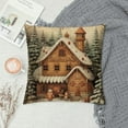 thumbnail image 2 of COMIO  Christmas Pillow Covers Vintage Gingerbread Christmas Trees Decorative Throw Pillows Covers Merry Christmas Winter Holiday Decor for Couch, 2 of 5