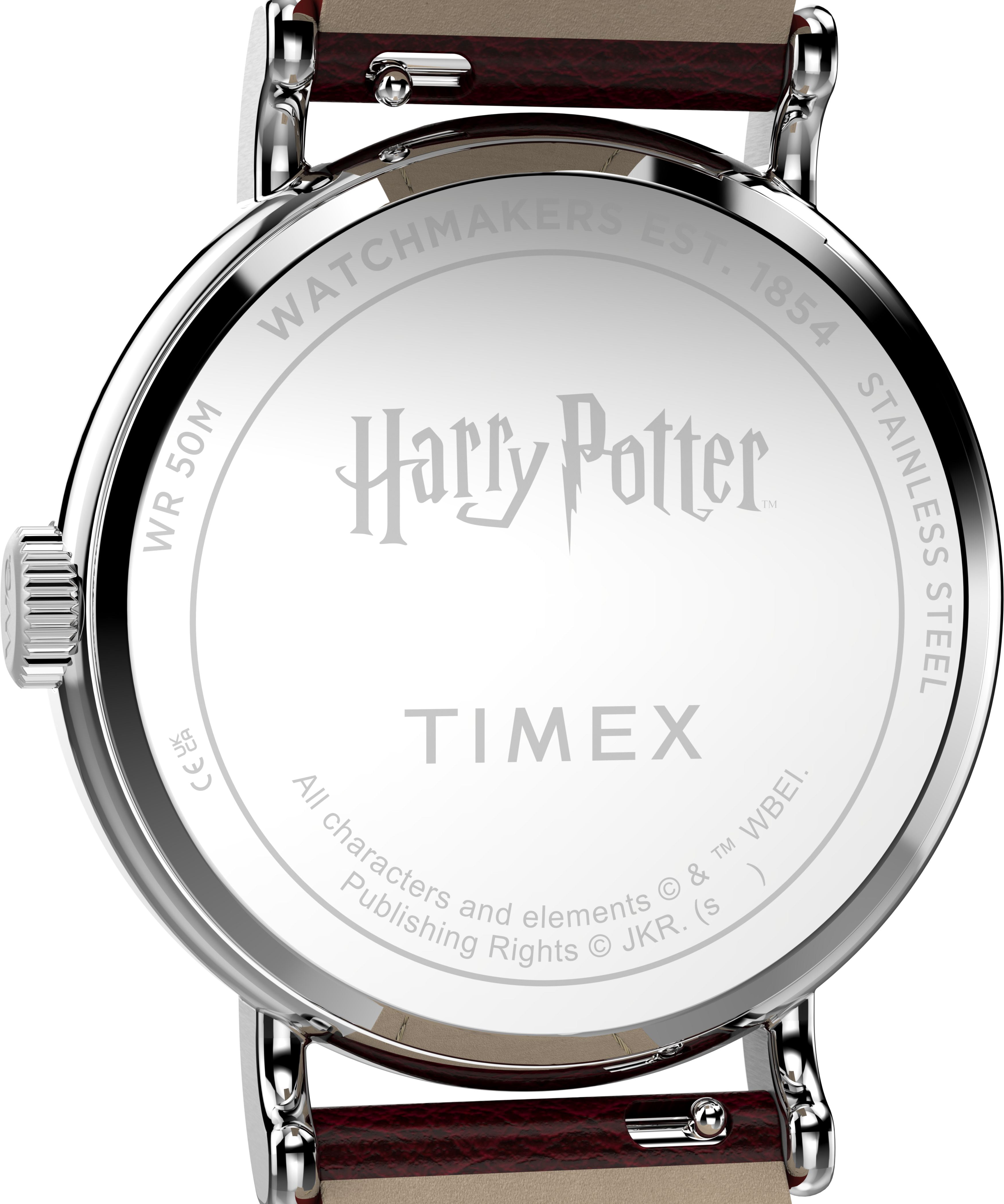 Timex Unisex Harry Potter x Weekender Platform 9 3/4 37mm Watch - Red Two- Piece Quick Release Silver-Tone Dial Silver-Tone Case