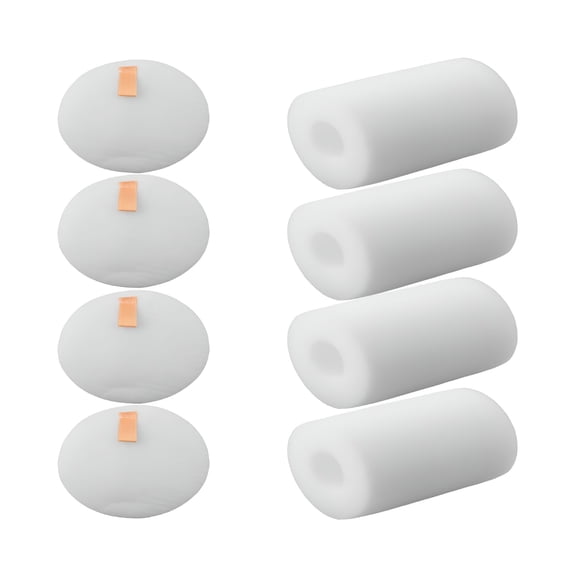 HIBIBUD 2026 New Vacuum Filters 4 Pack for Robot Vacuums,Replacement Foam Compatible with Ai Robot Vacuums,3-Month Maintenance Kit
