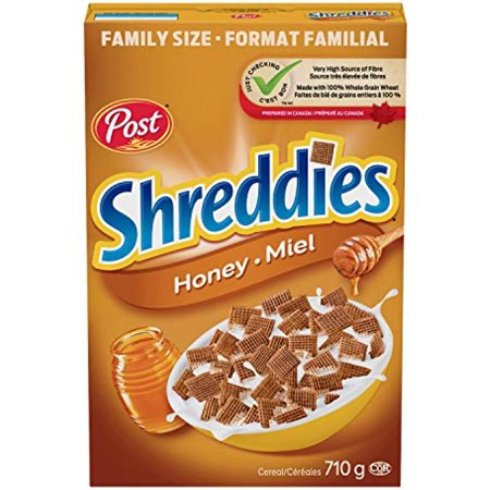 Honey Shreddies Family Size 710Gr {Imported From Canada}