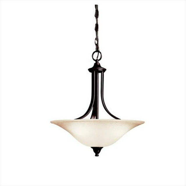 Dover 3 Light Convertible Pendant in Tannery Bronze