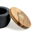 thumbnail image 4 of Berard Round Millenari Salt Keeper, 4 x 2.75in, Gray, 4 of 6