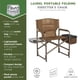 thumbnail image 3 of Silla de camping TIMBER RIDGE FC-95200XL plegable con mesa lateral y bolsa hielera 136kg, 3 of 4