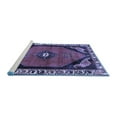thumbnail image 2 of Ahgly Company Machine Washable Indoor Rectangle Persian Blue Traditional Area Rugs, 8' x 10', 2 of 4